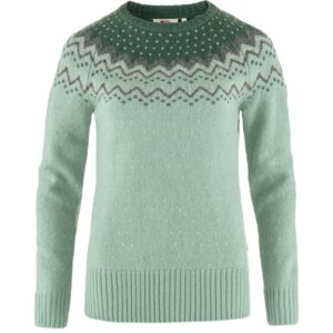 Fjäll Räven Övik Knit Sweater Damen, misty green, Größe: L